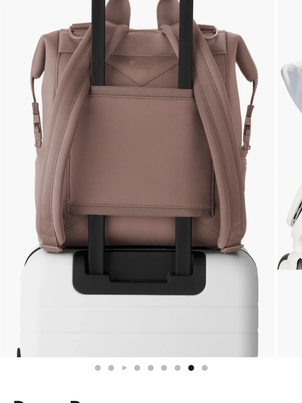 Dagne Dover Indi Medium Neoprene Diaper Backpack - Mauve